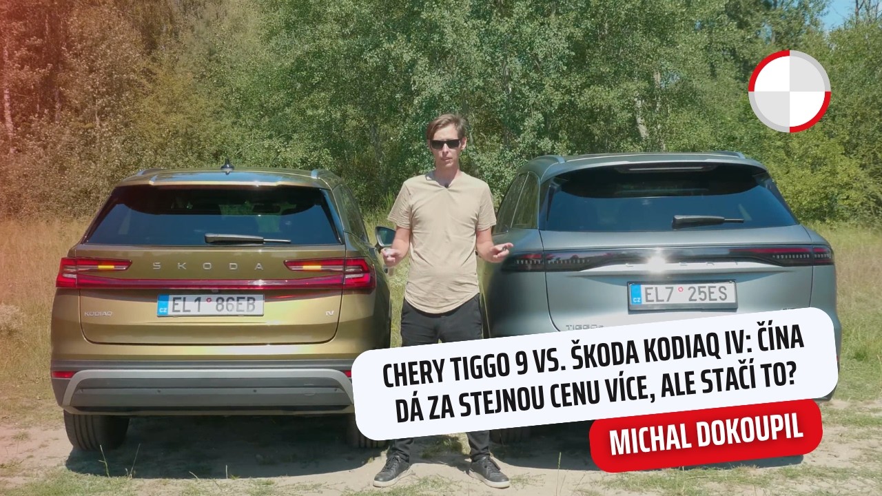 Jak si vede vlajkové Chery Tiggo 9 PHEV v přímém srovnání s jedním z nejznámějších modelů českého trhu? Redakce Auto.cz postavila CHERY TIGGO 9 proti Škodě Kodiaq iV a oba plug-in hybridní vozy podrobila srovnávacímu testu.